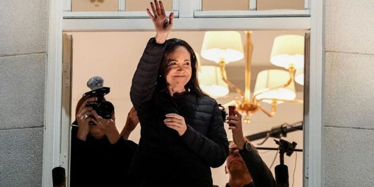 Venezuelan opposition leader Machado reappears in Norway after months in hiding